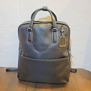 Tumi Sinclair Olivia Convertible Backpack Travel Bag Crossbody Black Leather